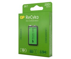 G.P ReCyko+ Wiederaufladbare Batterie Nimh 9V 200mAh 8.4V