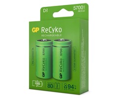 G.P Wiederaufladbare Recyko+ D-Zelle R20 5700Mah 1.2V Batterie Bls2