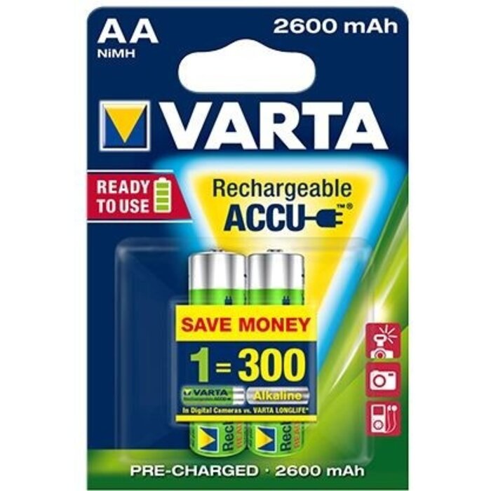 Batterie Rechargeable Varta R2Use AA R06 2600mAh Penlite
