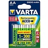 Batterie rechargeable Varta R2Use AA R06 2600mAh Penlite