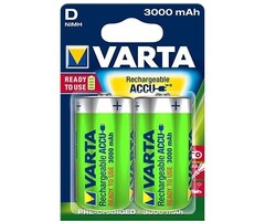 Varta Oplaadbare R2Use D-Cell R20 3000mAh Monocel Batterij