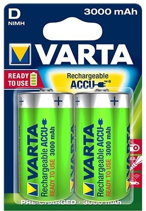 Varta Wiederaufladbare R2Use D-Cell R20 3000mAh Monocel Batterie