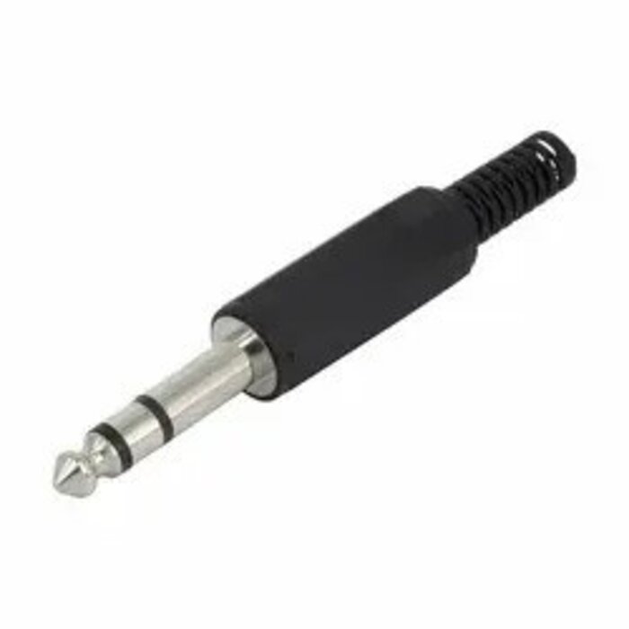 Audio Jack Stecker 63mm Stereo PVC Löt