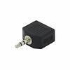 Audio Jack 3.5mm Splitter Male vers 2x 3.5mm Contra