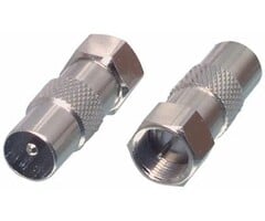 Antenne F- Con naar Coax Male Verloop