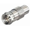 Antenne F-connector vrouwelijke verloop naar coax