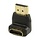 HDMI Adapter Haaks 90 Graden HDMI Male - HDMI Female
