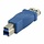 USB A/B Adapter 3.0 - USB A Female to B Male