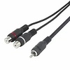 GN-4008Nv Audio RCA Splitter 20Cm - 1x RCA Male to 2x RCA Female