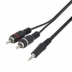 Connecteur Audio Jack Tulipe 2.5M 3.5Mm - 2x Male