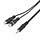 GN-4114Nv Audio Adapter Jack - RCA 20 cm, 3.5 mm Male to 2x RCA Female