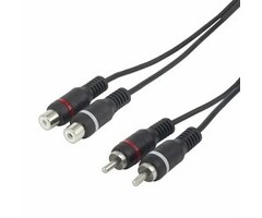 GN-4202Nv Audio Adapter Jack-RCA 1.50M 2x RCA Male - 2x RCA Female