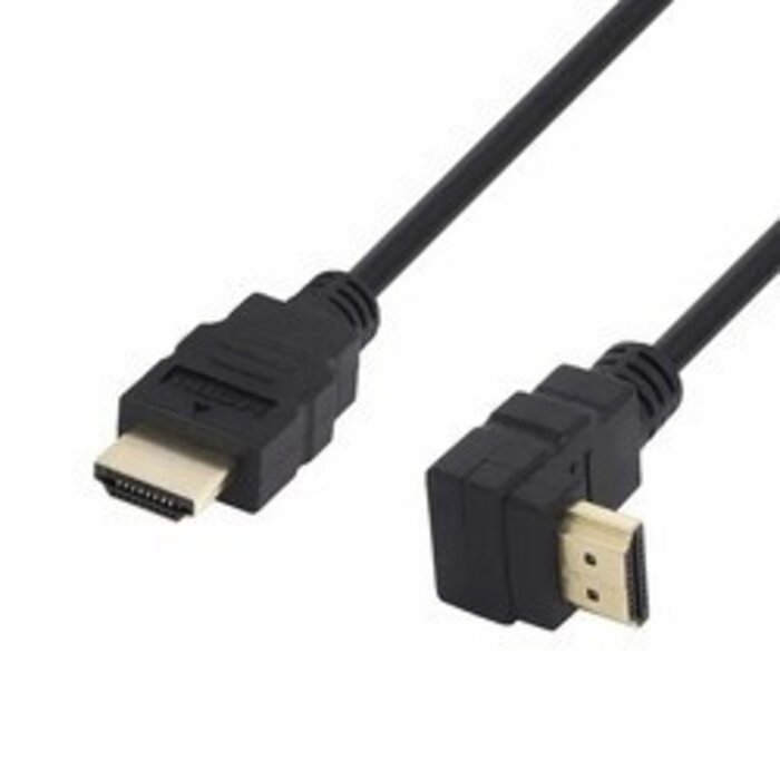 GN-5811V Câble HDMI Haute Vitesse Coudé 1.0M > 2160P, 4K & 3D