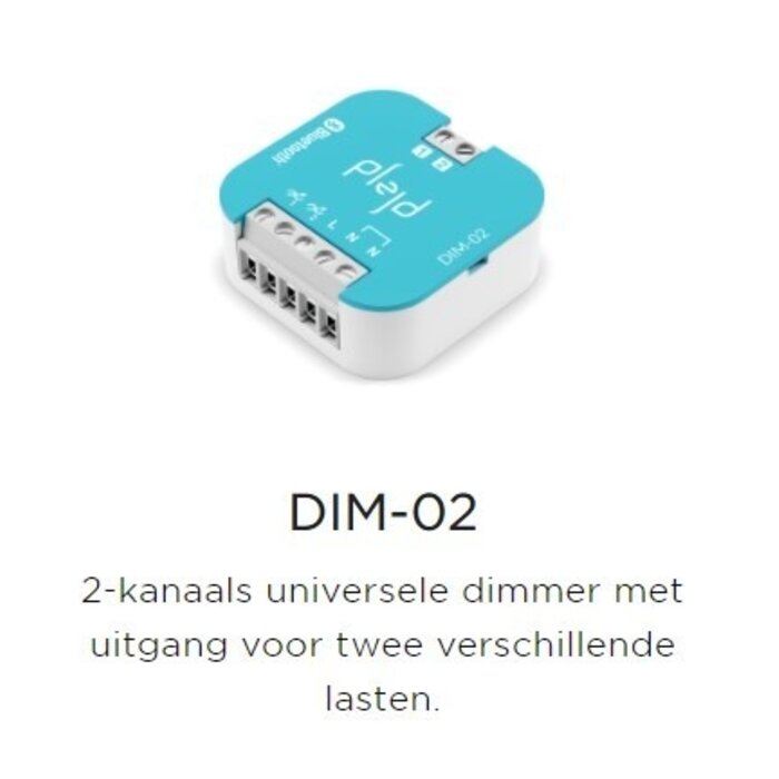 Plejd DIM-02 Dimmer Led 2-Polig 2x100W Bluetooth