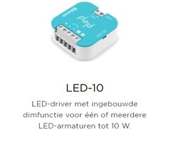 Plejd LED-10 Dimmer - 10W für 150-700mAh LED-Strips 12-24V