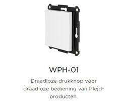 Plejd WPH-01 Wandschakelaar Draadloos 55x55mm