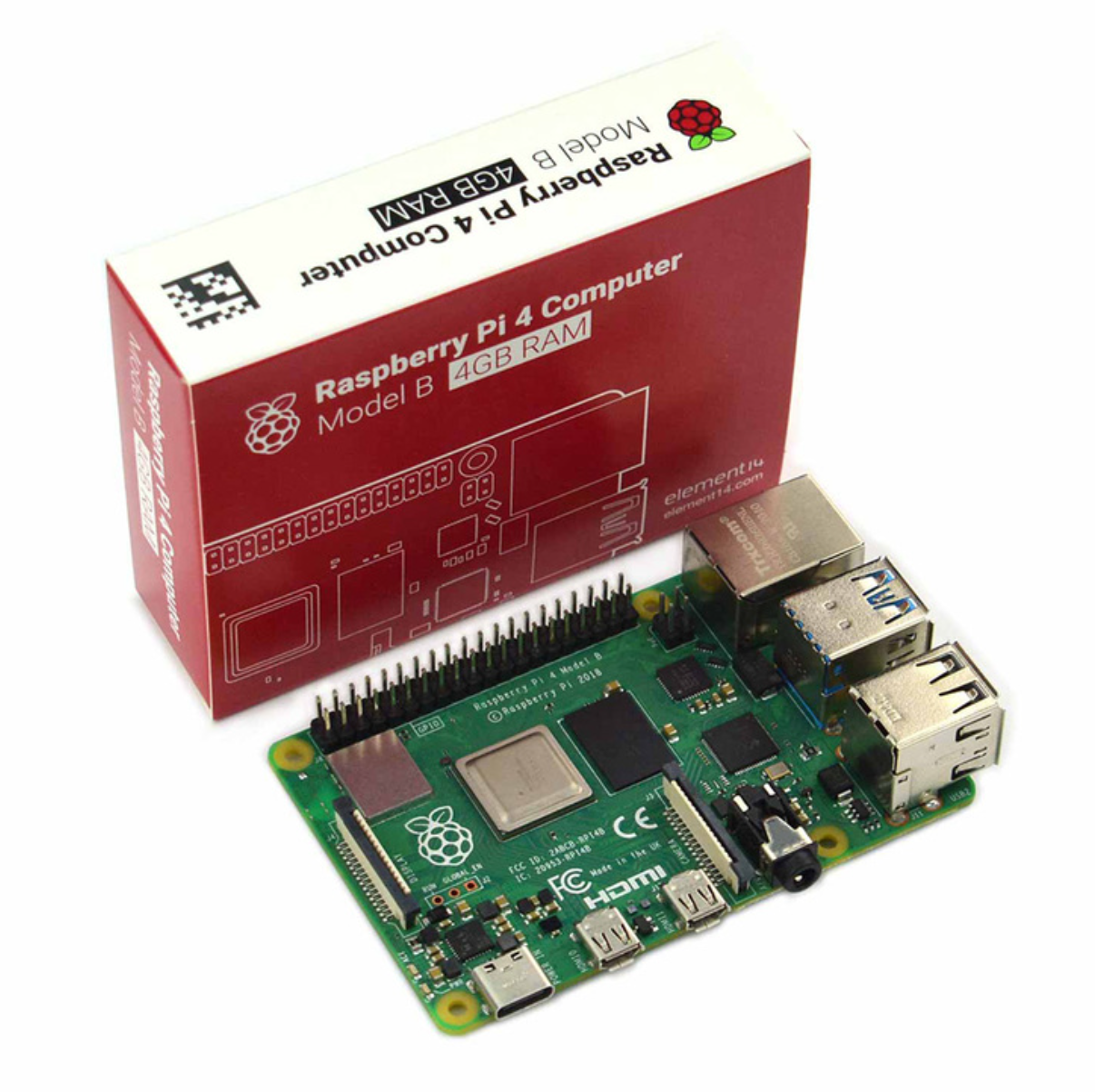 Raspberry Pi 4 8GB　等々 Raspberry Pi 4 B 8GB Computer Board - RobotShop