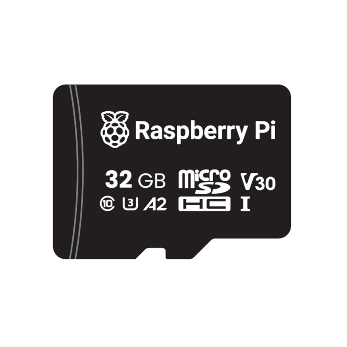 Raspberry Pi Raspberry Pi 32GB Micro-SD-Karte – A2 – Mit OS & Adapter