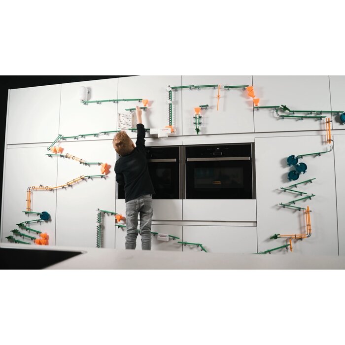 Marblelous Marblelous Marble Run Starter Set, 500 Pieces