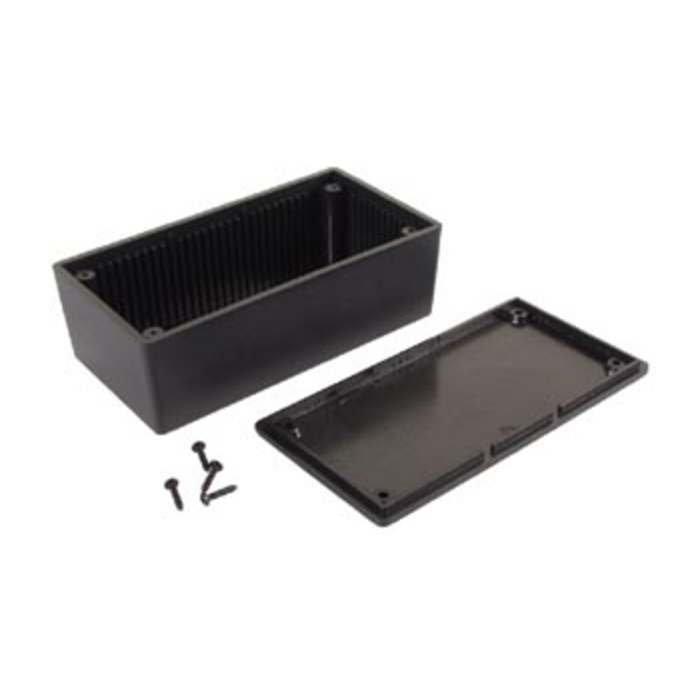 Velleman Plastic Behuizing Zwart 130x70x45mm - Duurzaam en Compact