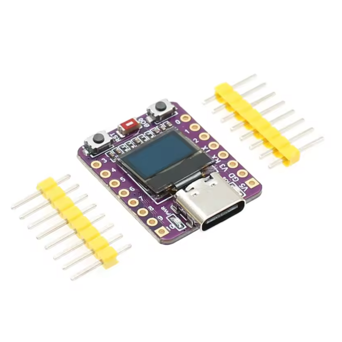 Otronic ESP32-C3 Entwicklungsboard mit 0,42 Zoll OLED-Display und WiFi/Bluetooth