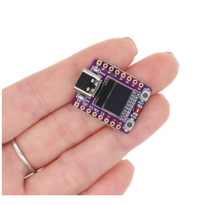 Otronic ESP32-C3 Entwicklungsboard mit 0,42 Zoll OLED-Display und WiFi/Bluetooth