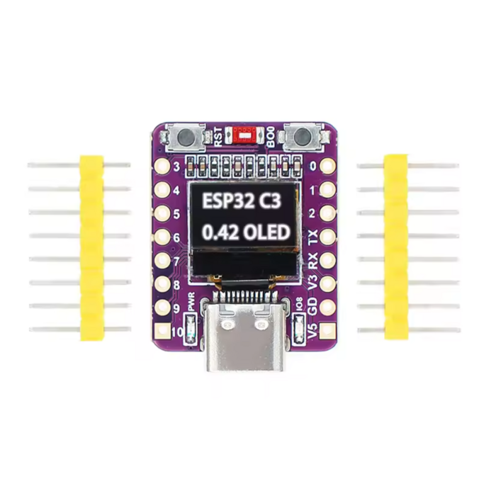 Otronic ESP32-C3 Entwicklungsboard mit 0,42 Zoll OLED-Display und WiFi/Bluetooth