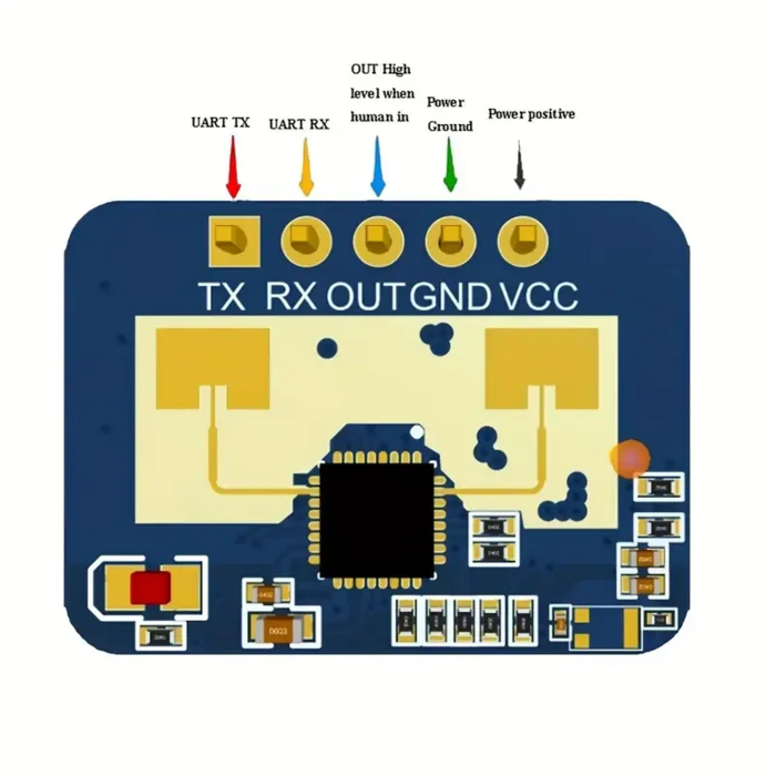 otronic LD2410C 24GHz Human Presence Sensor - Reliable Detection