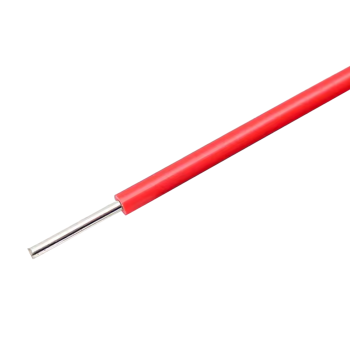 Fil rouge 22AWG avec noyau massif pour breadboards - au mètre