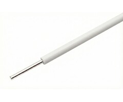 Fil blanc avec âme pleine 22AWG pour breadboards au mètre