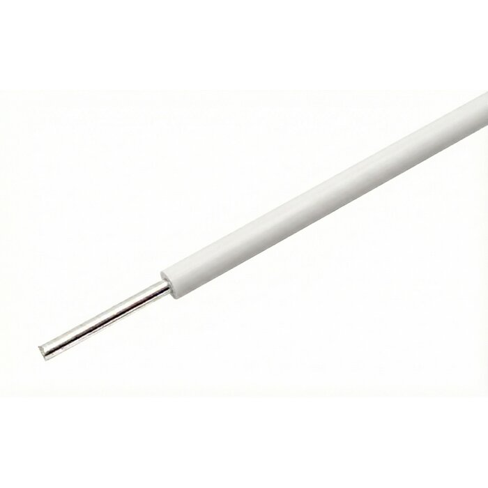 Witte 22AWG massieve kern draad voor breadboards - per meter