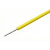 Yellow solid core 22AWG wire for breadboards per meter
