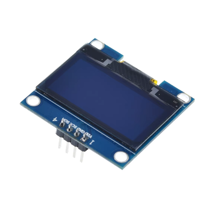 Mini OLED Display weiß 1,3 Zoll 128x64 Pixel mit I2C-Schnittstelle