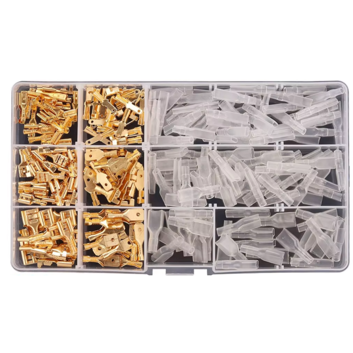 Otronic Set de 270 cosses isolées 2,8/4,8/6,3 mm (m/f) dans boîte de rangement