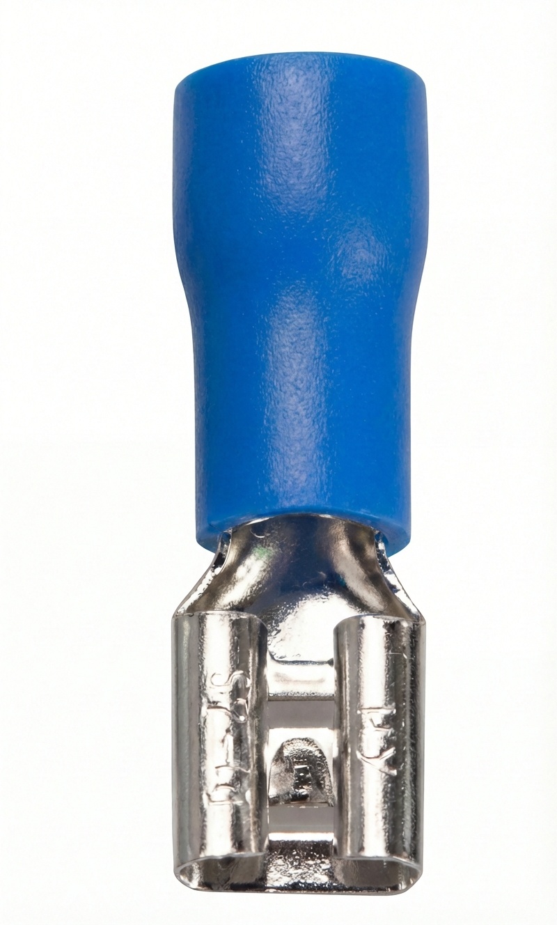 Otronic Cosse femelle isolée 6,3 mm bleue - Sûre & fiable