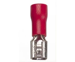 Otronic Insulated Female Spade Connector 6.3 mm – Red