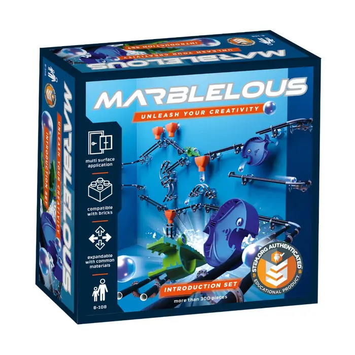 Marblelous Marblelous Kugelbahn Einsteigerset 300-teilig - Kreativer Spielspaß