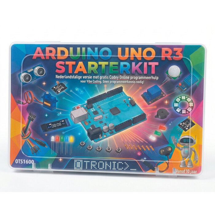 Kit de démarrage Arduino UNO R3 en néerlandais avec Codey Ai Vibe Coding