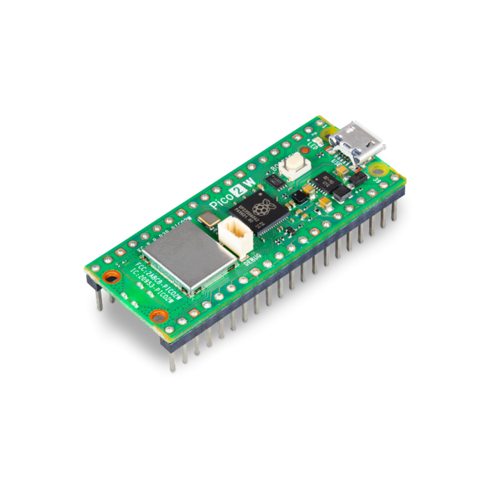 Raspberry Pi Raspberry Pi Pico 2WH - Microcontroller met WiFi, Bluetooth en Voorgesoldeerde Headers