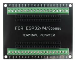 Breakout board for ESP32 32U 38 pins with screw terminals