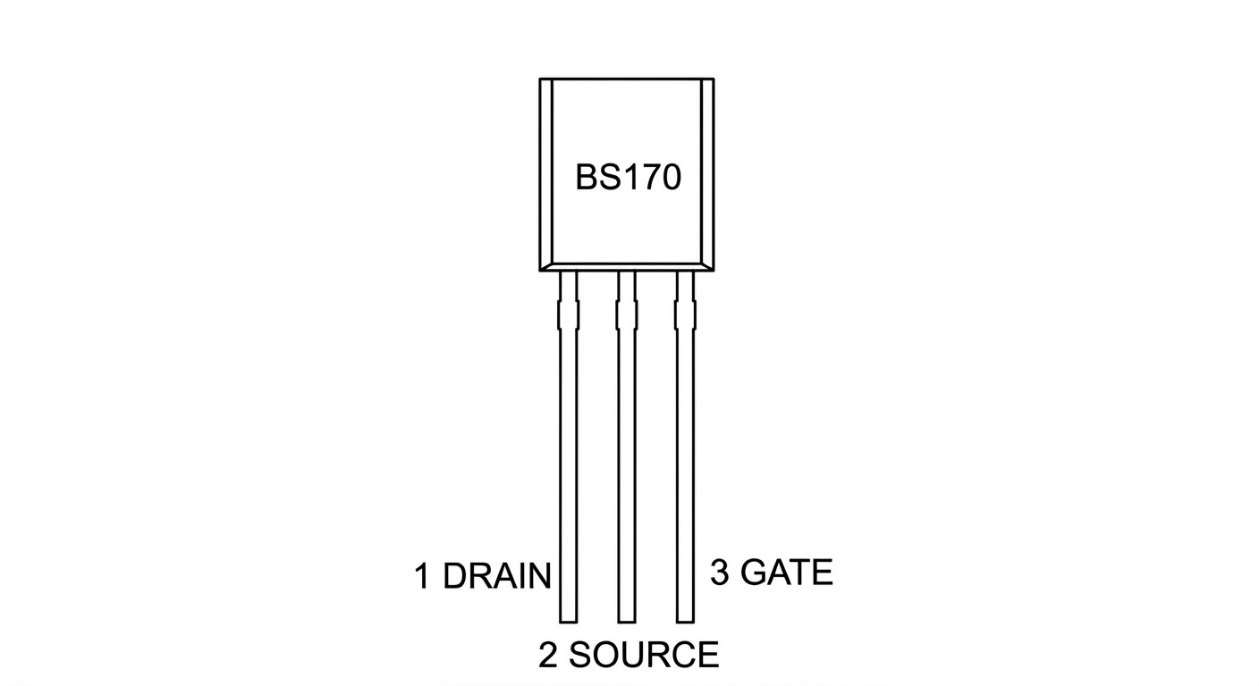 Otronic BS170 MOSFET à canal N TO-92