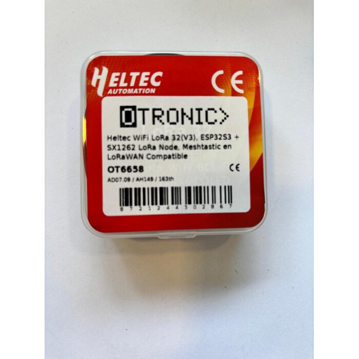 Heltec Heltec WiFi LoRa 32(V3) - ESP32S3 + SX1262 LoRa Node voor IoT projecten