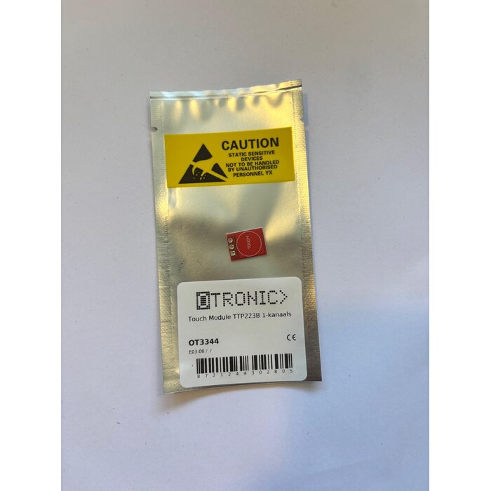 Otronic Module Tactile TTP223B 1 canal – Interrupteur tactile compact
