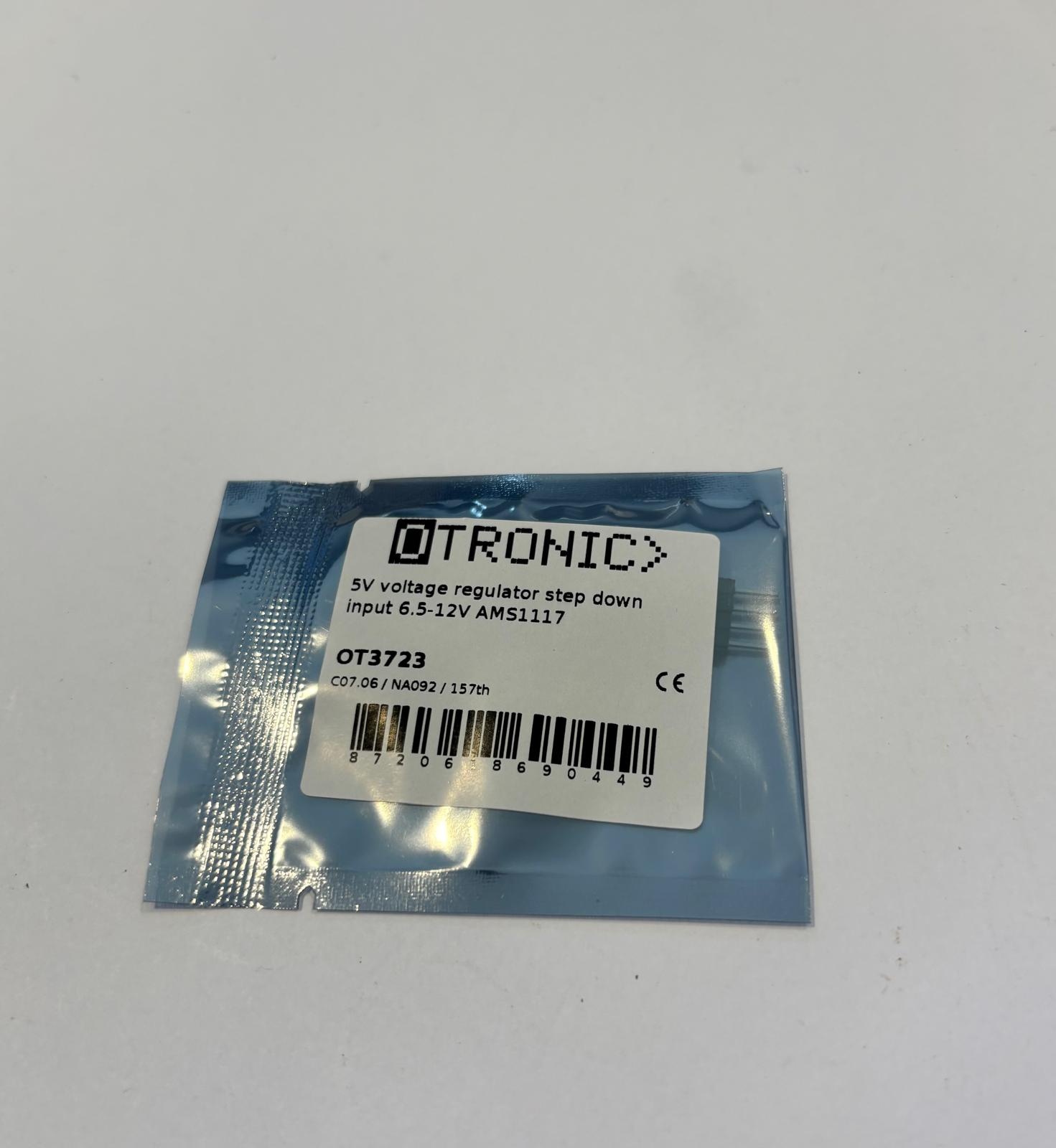 Otronic 5V voltage regulator step down input 6.5-12V AMS1117