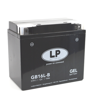 Landport (LP) GB16L-B motor GEL accu 12 volt 19 ah (51911 - MG LB16-3)