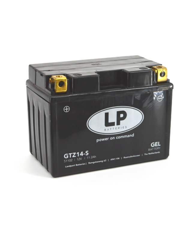 Landport (LP) LTZ14-S motor GEL accu 12 volt 11,2 ah (51102 - GTZ14-S)