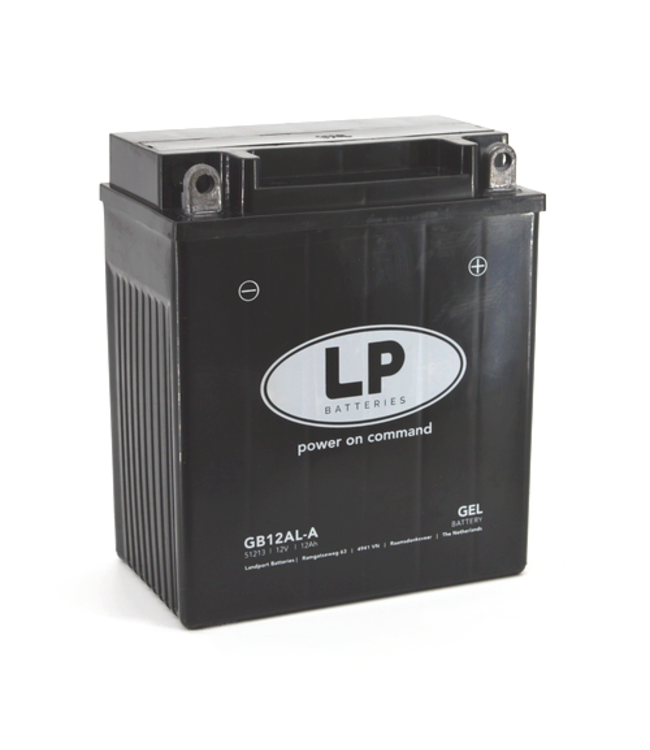 Landport (LP) LB12A-3 motor GEL accu 12 volt 12,0 ah (51213 - GB12AL-A)