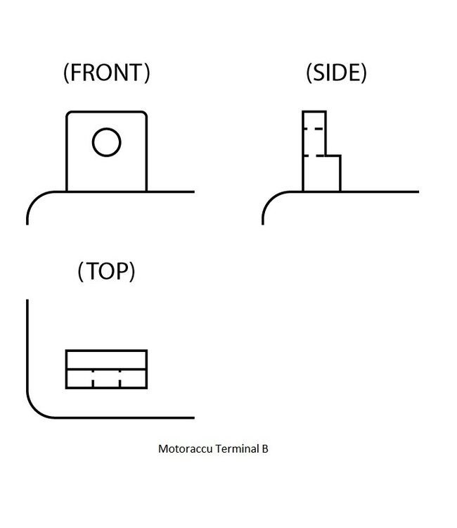 Landport (LP) LTX9A-4 motor GEL accu 12 volt 9 ah (50914 - GB9B)