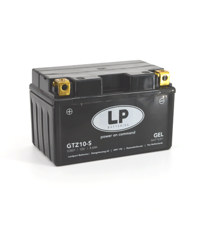 Landport (LP) LTZ10-S motor GEL accu 12 volt 8,6 ah (50801 - GTZ10-S)
