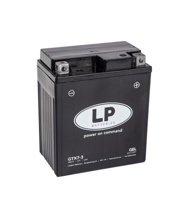 Landport (LP) LTX7-3 motor GEL accu 12 volt 7 ah (50614 - GTX7-3)